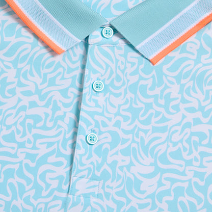 G/FORE Everyday - SCRIBBLE TECH JERSEY POLO