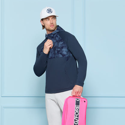 G/FORE Quality - HYBRID 1/4 ZIP HOODED PULLOVER