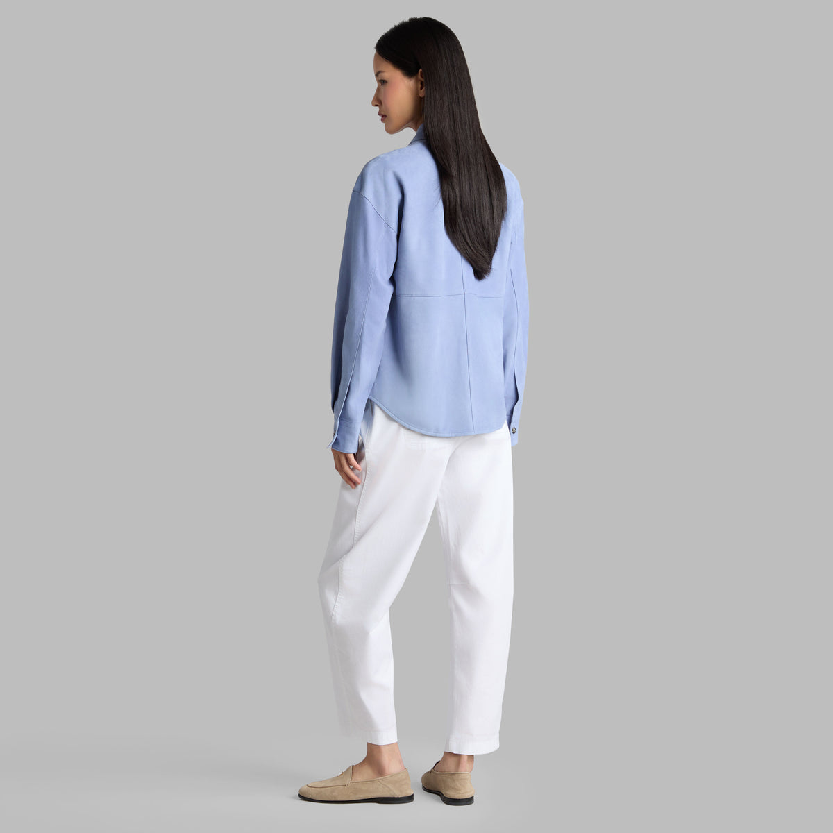 G/FORE Best Seller - RELAXED FIT SUEDE SHIRT JACKET