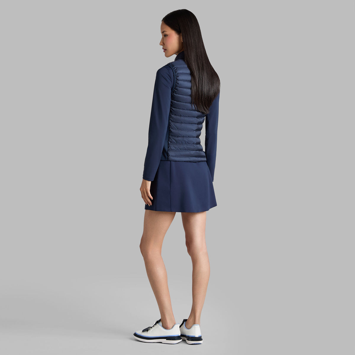 G/FORE Everyday - V-DOWN QUILTED STRETCH TECH INTERLOCK VEST