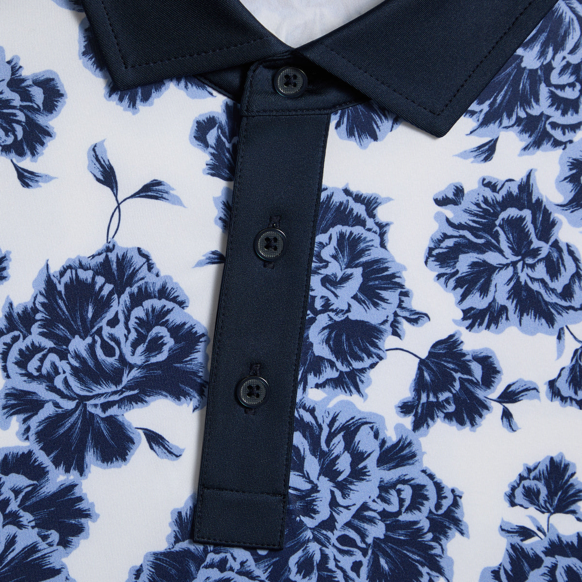 G/FORE Value - STAMPED FLORAL TECH JERSEY POLO