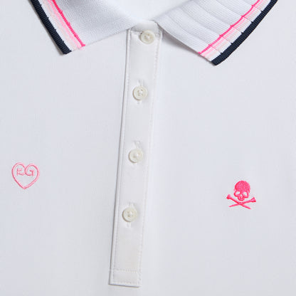 G/FORE Hot Sale - EMBROIDERED TECH PIQUÉ SLEEVELESS PERFORMANCE POLO