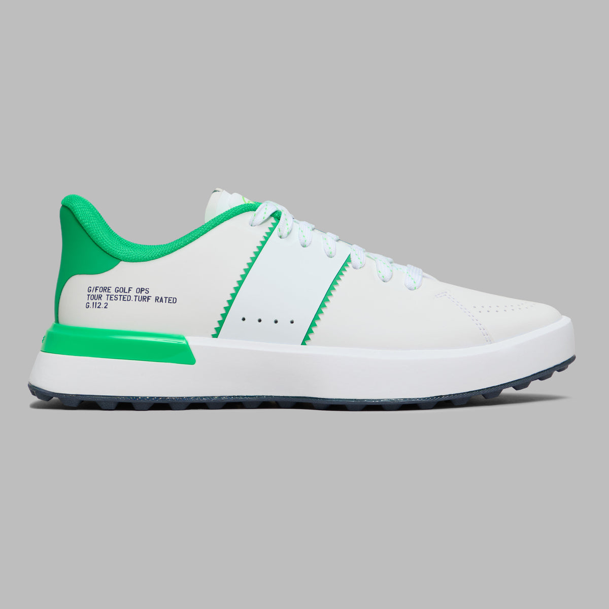G/FORE Customer Favorite - LTD RELEASE G.112 SADDLE STRIPE KILTIE GOLF SHOE
