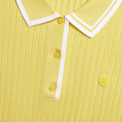 G/FORE New - RIBBED KNIT SWEATER POLO