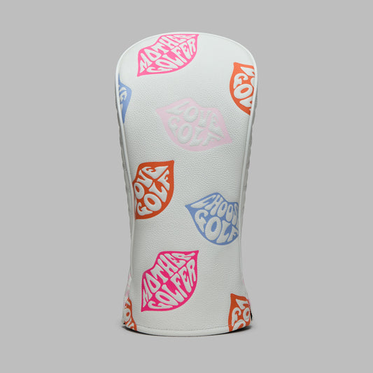 G/FORE Hot Sale - EMBOSSED LOVE G LEATHER DRIVER HEADCOVER