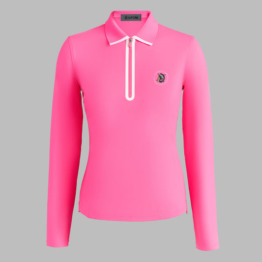 G/FORE Trusted - 2026 U.S. OPEN SOFT TECH JERSEY LONG SLEEVE ZIP POLO