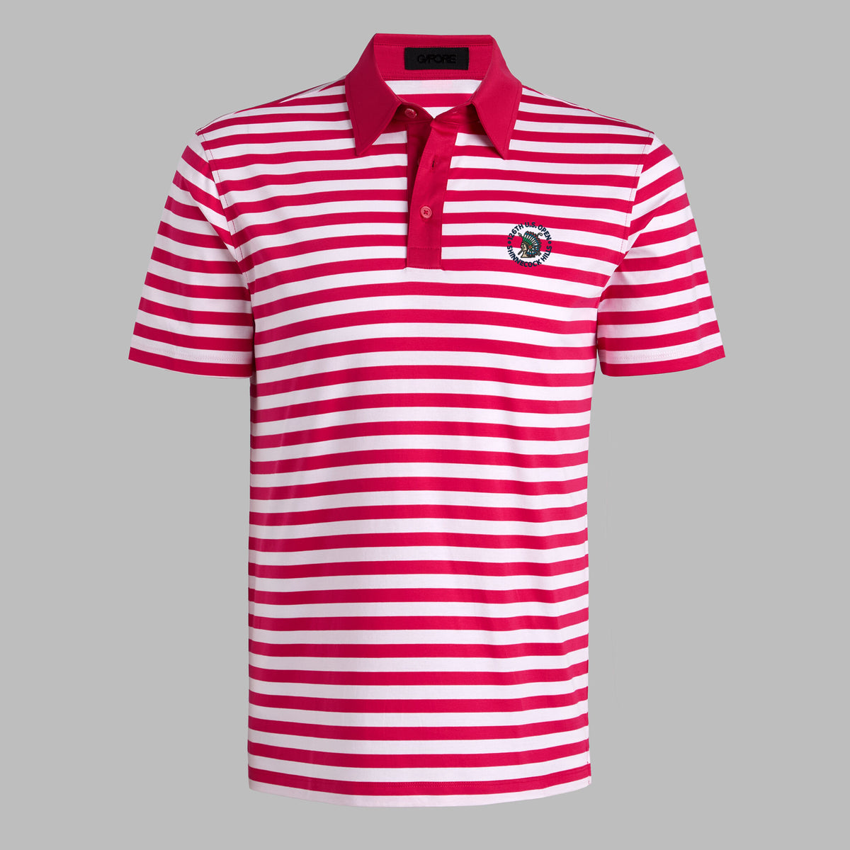 G/FORE Hot Sale - LTD RELEASE 2026 U.S. OPEN BRETON STRIPE COTTON POLO