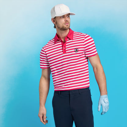 G/FORE Hot Sale - LTD RELEASE 2026 U.S. OPEN BRETON STRIPE COTTON POLO