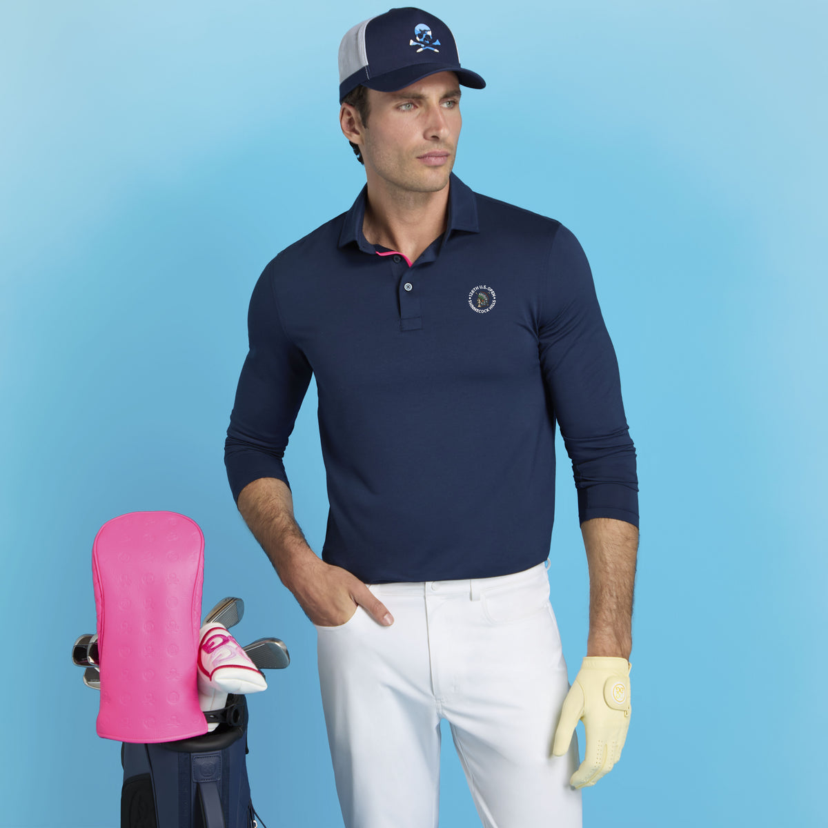 G/FORE Premium - LTD RELEASE 2026 U.S. OPEN ALL PLAY LONG SLEEVE POLO