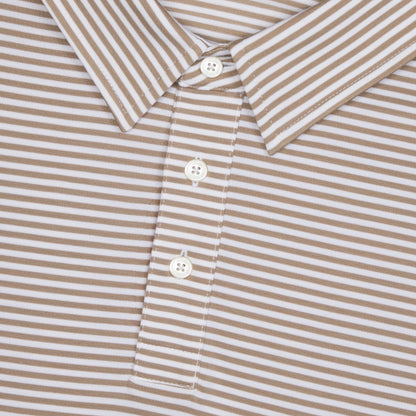 G/FORE Signature - ALL PLAY STRIPE STRETCH KNIT POLO