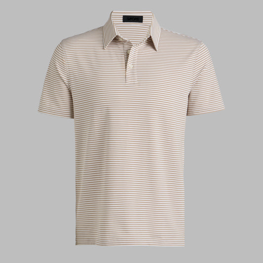 G/FORE Signature - ALL PLAY STRIPE STRETCH KNIT POLO