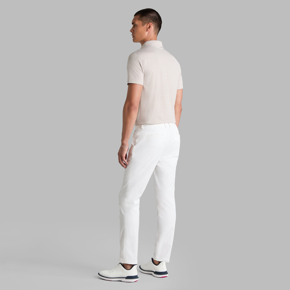 G/FORE Signature - ALL PLAY STRIPE STRETCH KNIT POLO