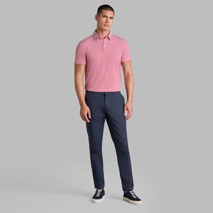 G/FORE Trusted - ALL PLAY STRIPE STRETCH KNIT POLO