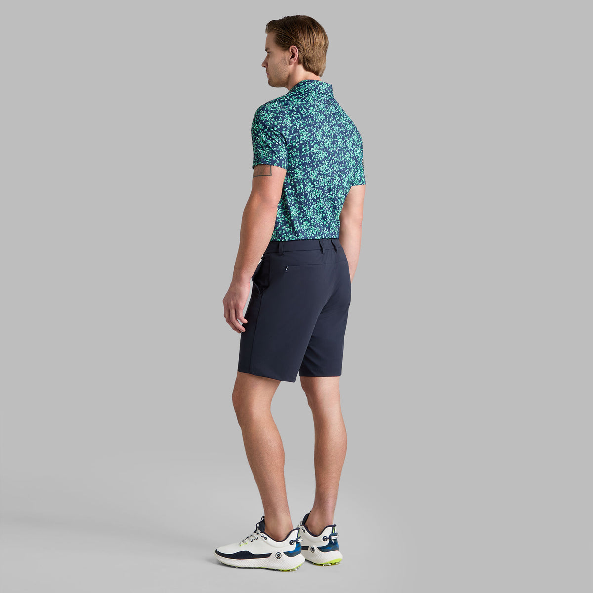 G/FORE Everyday - SCATTERED DITZY TECH JERSEY POLO