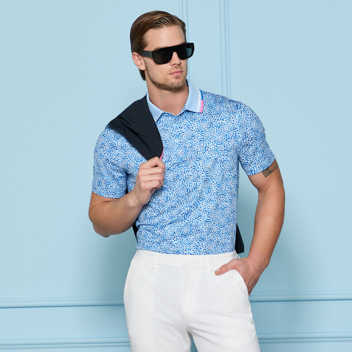 G/FORE Top Pick - FIREWORKS TECH JERSEY POLO