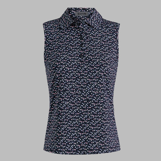 G/FORE Best Price - AYE POPPY SILKY TECH NYLON SLEEVELESS POLO