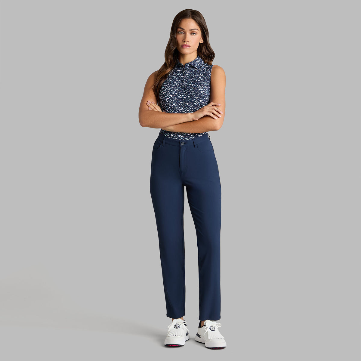 G/FORE Best Price - AYE POPPY SILKY TECH NYLON SLEEVELESS POLO