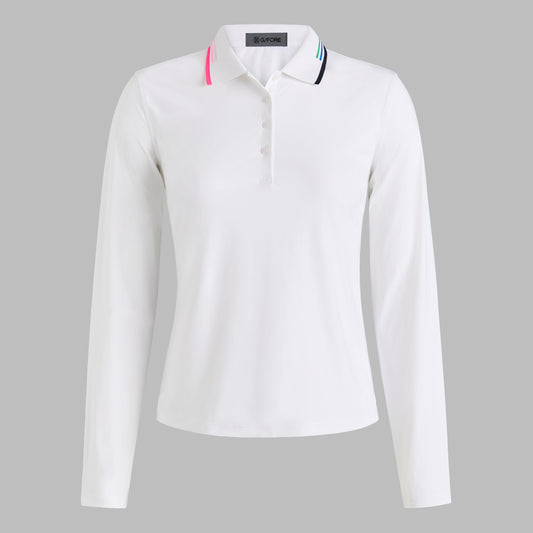 G/FORE Recommended - SILKY TECH NYLON LONG SLEEVE POLO