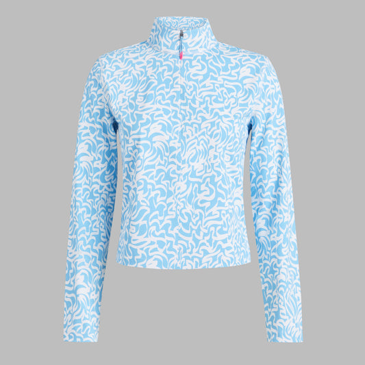 G/FORE Recommended - SCRIBBLE PERFORMANCE TWILL 1/4 ZIP TOP
