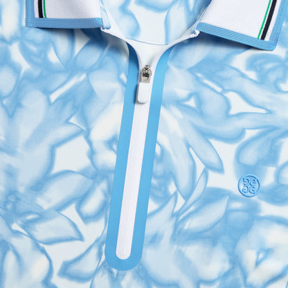 G/FORE Recommended - TRIPPY FLORAL SILKY TECH NYLON SLEEVELESS POLO