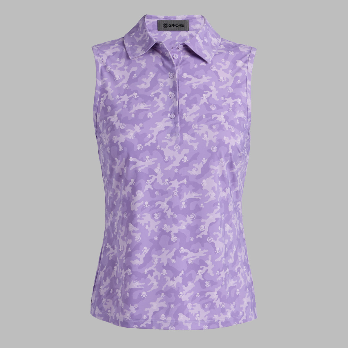 G/FORE Signature - ICON CAMO SOFT TECH JERSEY SLEEVELESS POLO