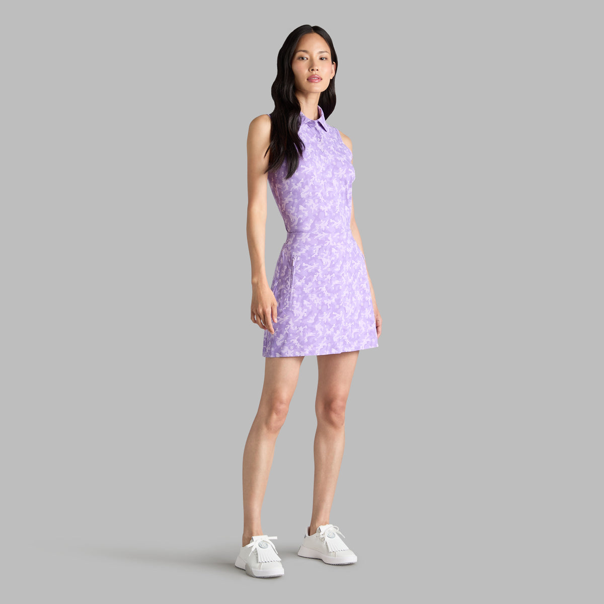 G/FORE Signature - ICON CAMO SOFT TECH JERSEY SLEEVELESS POLO