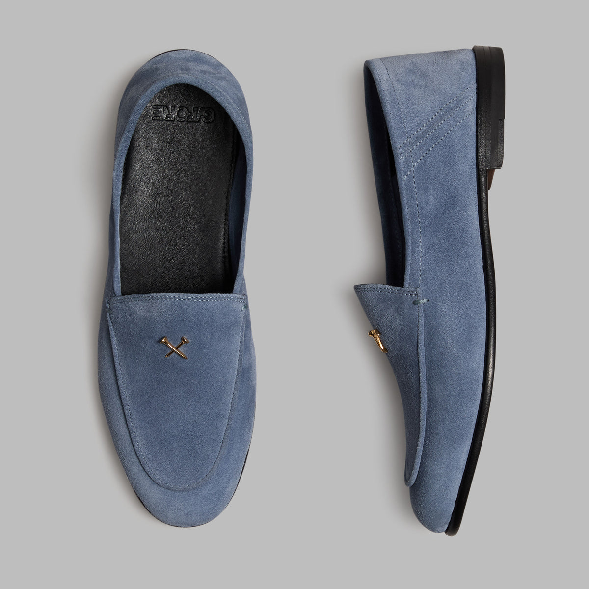 G/FORE Top Pick - METAL TEES SUEDE FLEX LOAFER