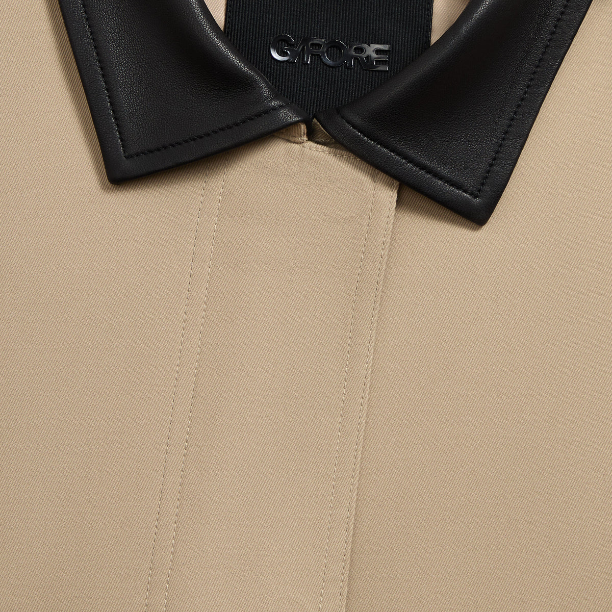 G/FORE Customer Favorite - LTD RELEASE LEATHER COLLAR TRI-COTTON CROPPED JACKET