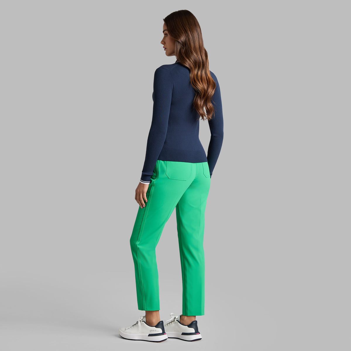 G/FORE Classic - VISCOSE BLEND LONG SLEEVE KNIT POLO