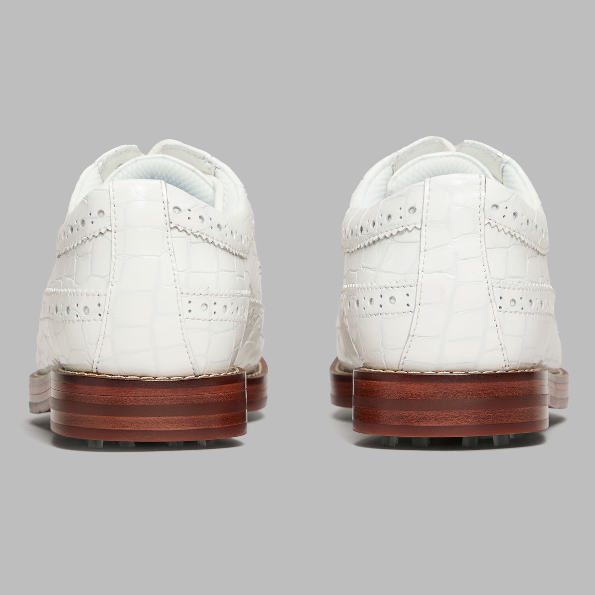 G/FORE Best Seller - LTD RELEASE GALLIVANTER CROC-EMBOSSED LEATHER LUXE SOLE GOLF SHOE