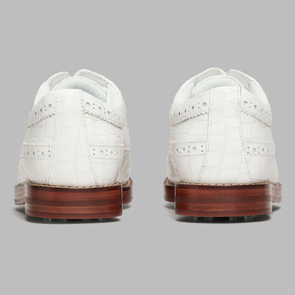 G/FORE Best Seller - LTD RELEASE GALLIVANTER CROC-EMBOSSED LEATHER LUXE SOLE GOLF SHOE