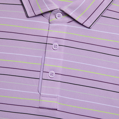 G/FORE Great Value - MULTI STRIPE TECH PIQUÉ PERFORMANCE POLO