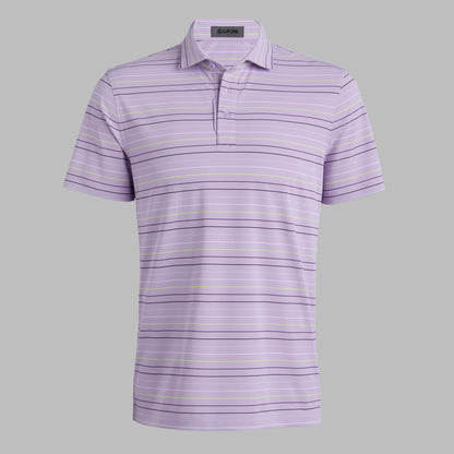 G/FORE Great Value - MULTI STRIPE TECH PIQUÉ PERFORMANCE POLO