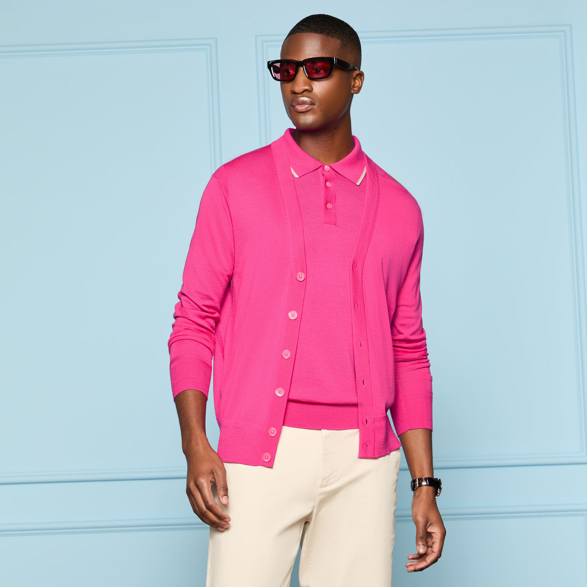 G/FORE Essential - LTD RELEASE MERINO WOOL KNIT CARDIGAN