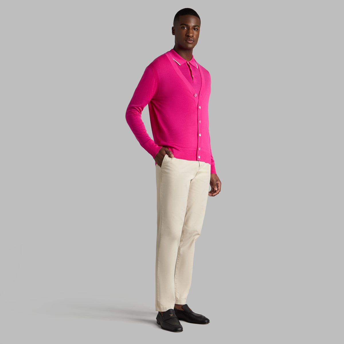 G/FORE Essential - LTD RELEASE MERINO WOOL KNIT CARDIGAN
