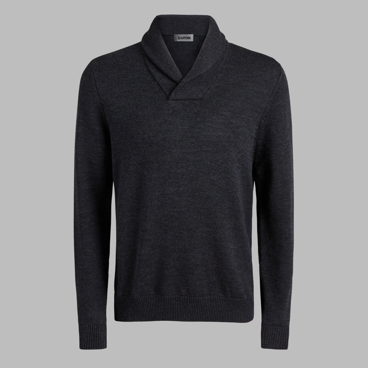 G/FORE Best Price - SHAWL COLLAR MERINO WOOL SWEATER