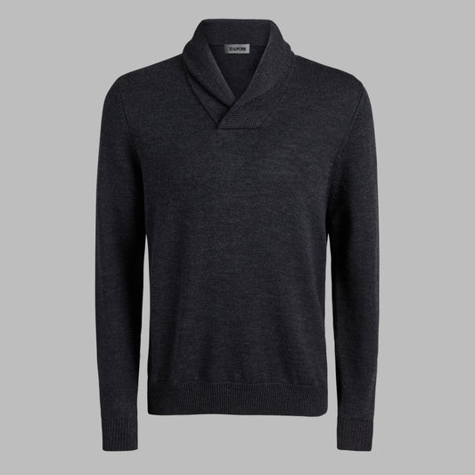 G/FORE Best Price - SHAWL COLLAR MERINO WOOL SWEATER