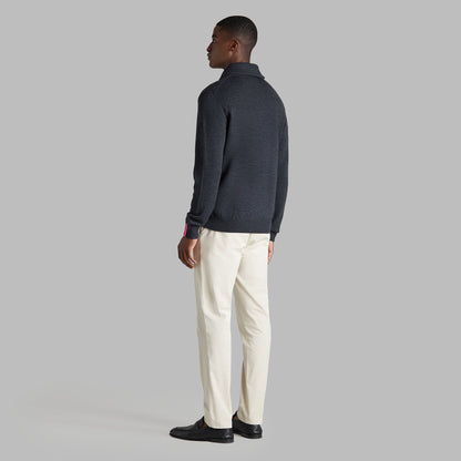 G/FORE Best Price - SHAWL COLLAR MERINO WOOL SWEATER