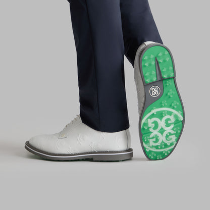 G/FORE Latest - GALLIVANTER EMBOSSED SKULL & TEES LEATHER GOLF SHOE