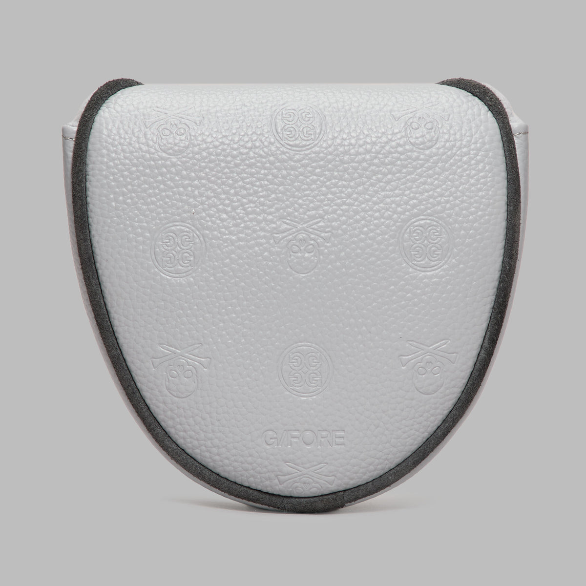 G/FORE Sale - EMBOSSED SKULL & TEES LEATHER MALLET HEADCOVER
