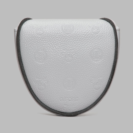 G/FORE Sale - EMBOSSED SKULL & TEES LEATHER MALLET HEADCOVER
