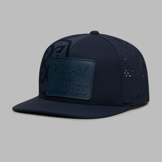 G/FORE Latest - PRAY FOR BIRDIES PATCH PERFORATED DELTA HAT |HATS