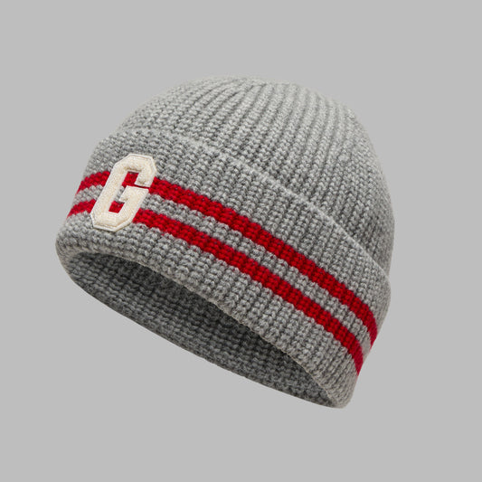 G/FORE Best Seller - STRIPED IT LETTER G WOOL CASHMERE BEANIE