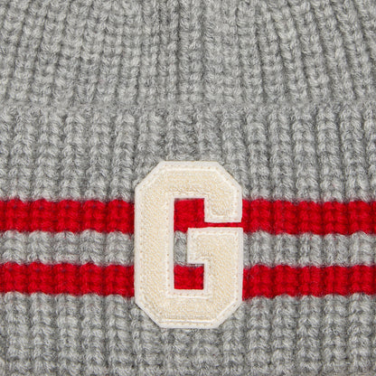 G/FORE Best Seller - STRIPED IT LETTER G WOOL CASHMERE BEANIE