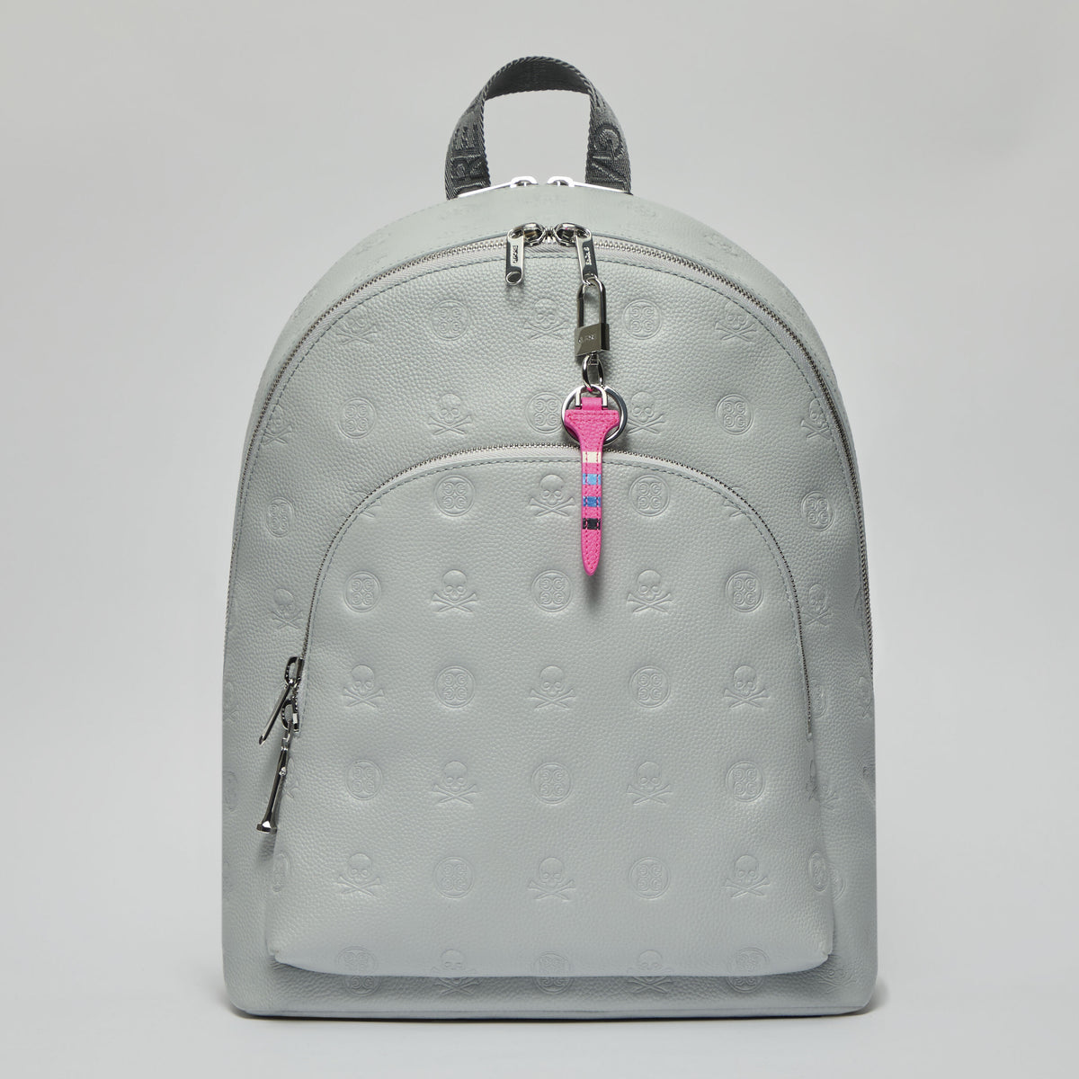 G/FORE Special Offer - EMBOSSED SKULL & TEES LEATHER BACKPACK