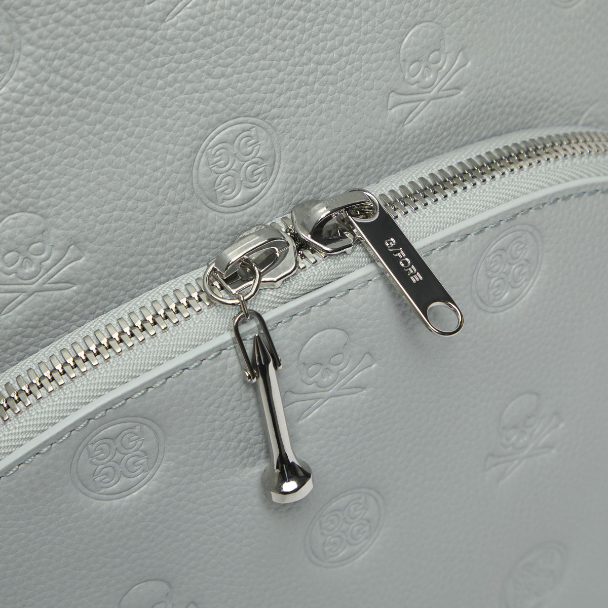 G/FORE Special Offer - EMBOSSED SKULL & TEES LEATHER BACKPACK