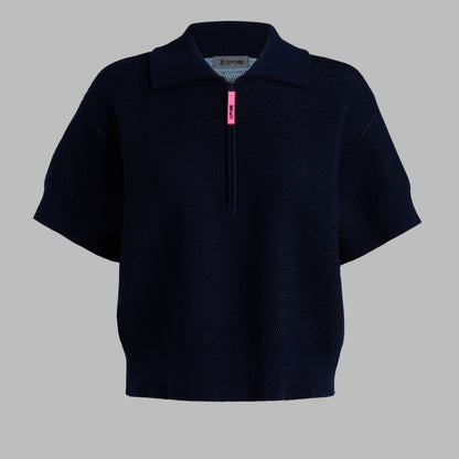 G/FORE Best Price - 1/4 ZIP SHORT SLEEVE SWEATER POLO