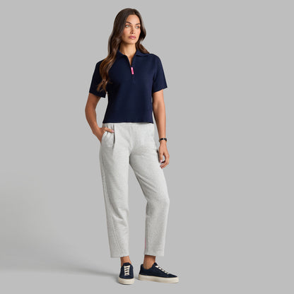 G/FORE Best Price - 1/4 ZIP SHORT SLEEVE SWEATER POLO