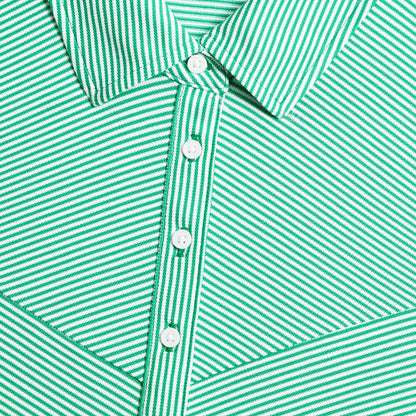 G/FORE Exclusive - CHEVRON STRIPE TECH PIQUÉ SLEEVELESS POLO