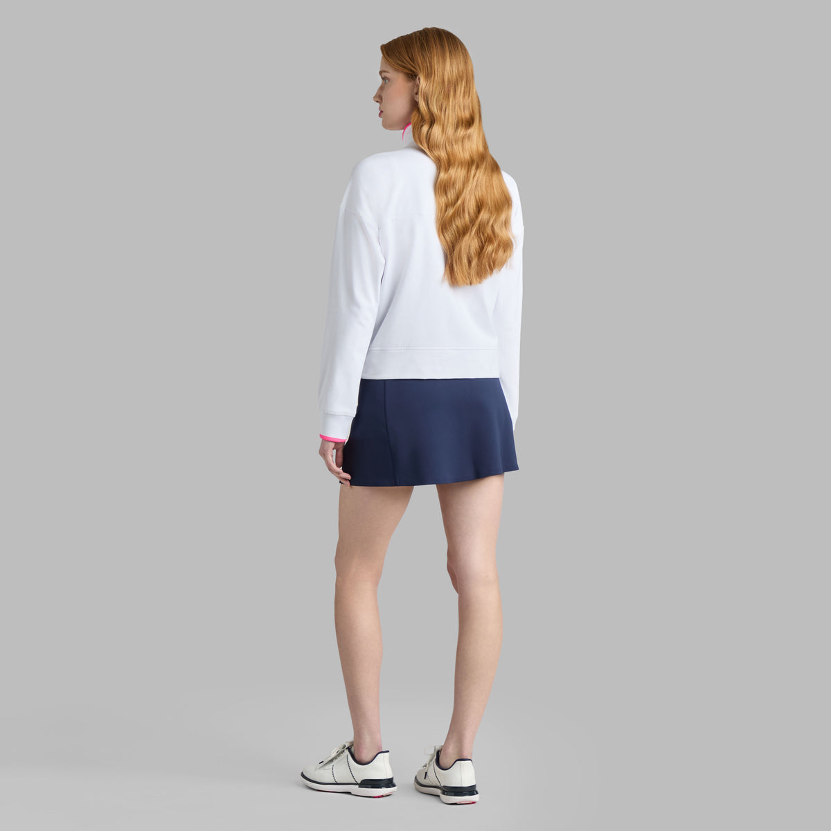 G/FORE Exclusive - BRUSHED BACK STRETCH PULLOVER